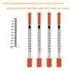 100 Pack 0.5ml 31Gx8mm Disposable Measuring & Dispensing Tools, Individually