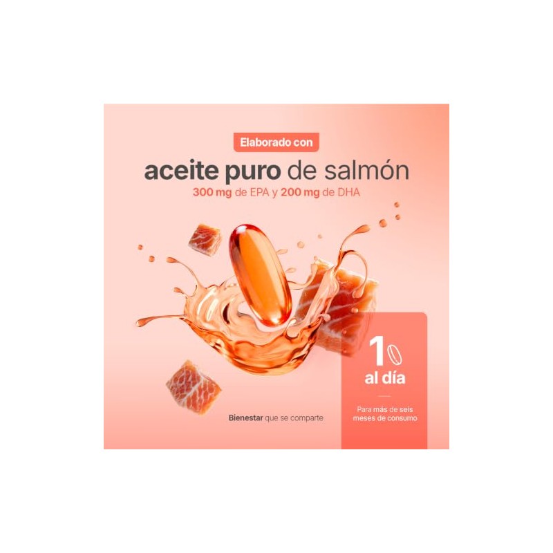 B Life Omega 3 Aceite Puro de Salmón de 200