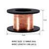 5pcs 0.1mm Enamelled Wire Copper Winding Wire Enamelled Repair Wire