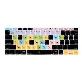 HRH Fruity Loops FL Studio Hotkey Silicone Keyboard Cover Skin for MacBook Pro 13"A1708 A1988 No Touch Bar 2018 2017 2016 Release and for MacBook 12"A1534 (2015)&A1931(2018)USA Layout Protective Skin