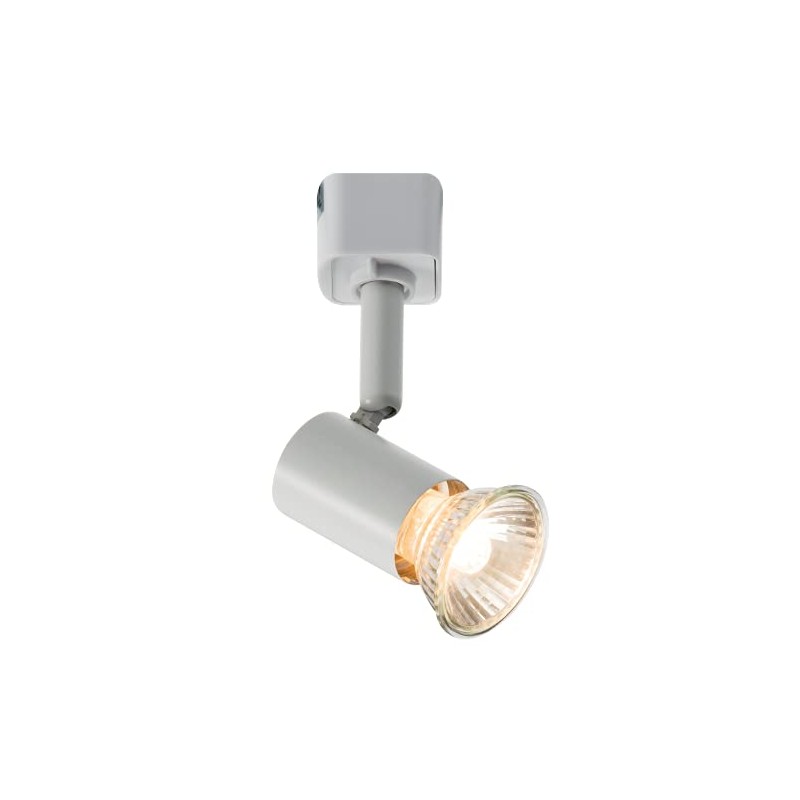 GU10 Adjustable Track Cylindrical Spotlight in White