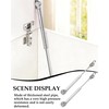 Mengshi 150N Soft Close Hydraulic Hinge, 2-Pack, for Heavy Curved,