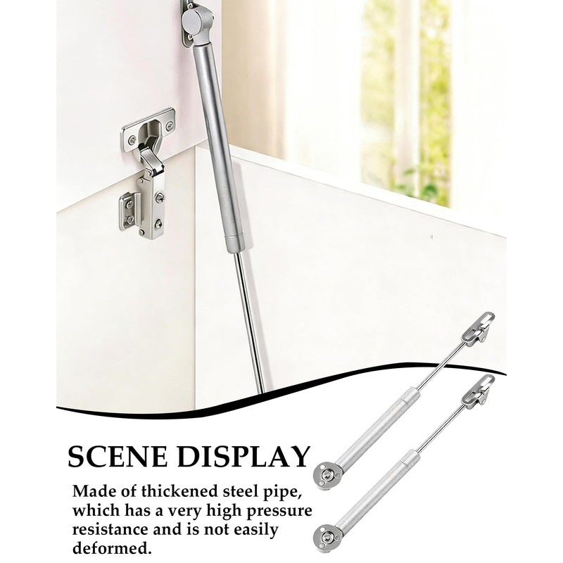 Mengshi 150N Soft Close Hydraulic Hinge, 2-Pack, for Heavy Curved,