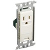 Panasonic WN1131 Flat, Ground Outlet with Embedded Ground Terminal, Pack