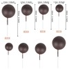 24 bolas de decoración para tartas, bolas de espuma, con