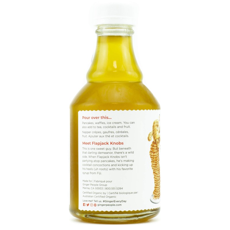 GINGER PEOPLE Organic Ginger Syrup, 8 Ounce