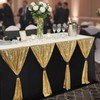 Moukeren 6 ft Gold Sequin Tutu Table Skirt Teacher Table