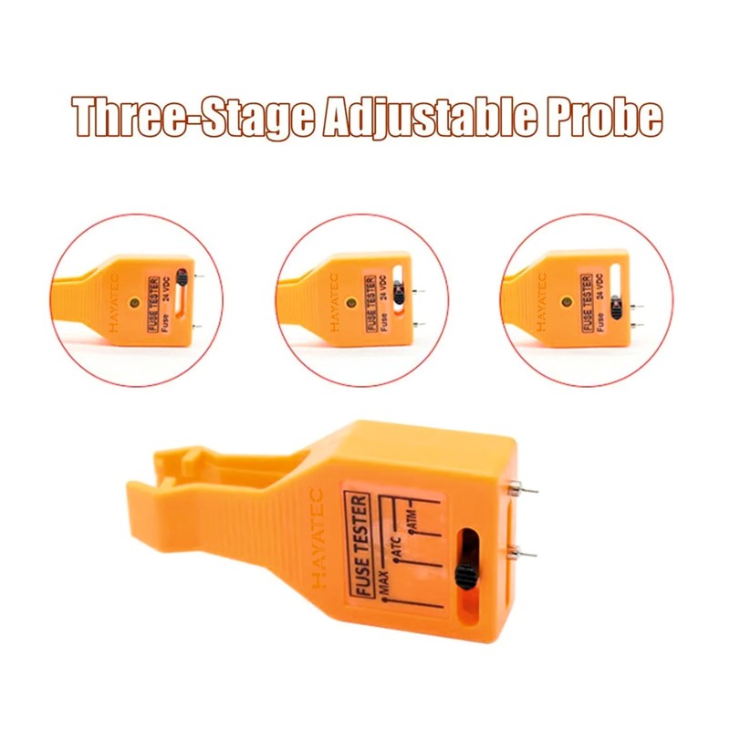 Car Blade Fuse tester 12V 24V Vehicle Fuse Tester VDC