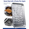 50Pcs Broiler Pans for BBQ Grill, 9x13 Grill Pan Liners