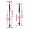 Unxuey 2 Pairs Black Bicycle Quick Release Axle, Quick Release