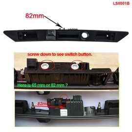 Waterproof Reversing Backup Camera 170° Reversible Vehicle Specific Trunk Handle Camera Integrated into Case Handle for Truck Handle A6L A8L Q7 A3 A4 S4 B7 8E Avant B7 CAR