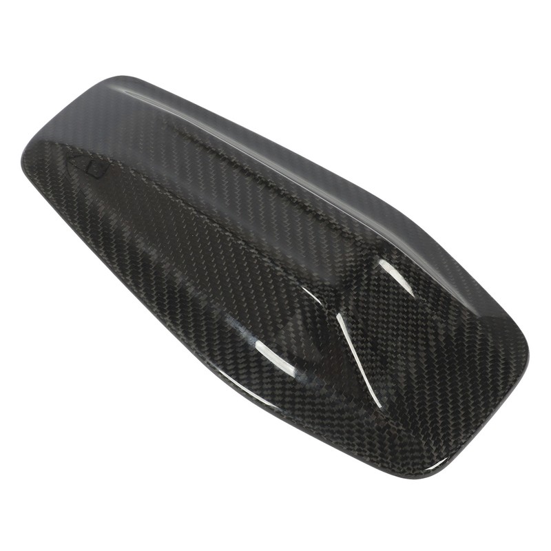 Roof Antenna Cover Glossy Carbon Fiber Protective Decorative Antenna Cover