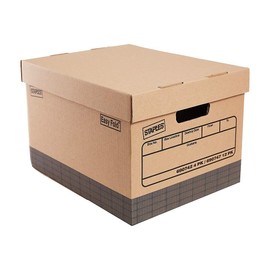 Staples 690747 Medium Duty 100% Recycled Storage Boxes Letter/Legal Size 12/Pack