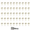50PCS 2 Inch Fence Fastener Nails Galvanized Stainless Steel Fence