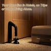 Elfthloo Portable Door Lock Travel Security, Black Anti-Theft Stopper