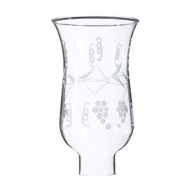 B&P Lamp® 1 5/8" X 6 1/2" Cut Grapes Hurricane Shade