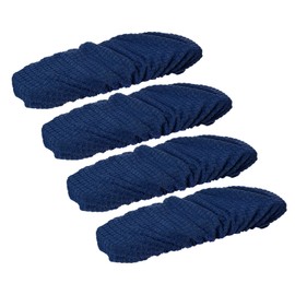 sourcing map 4pcs Office Chair Arm Covers, Office Chair Armrest Covers Washable Computer Chair Arm Covers Protectors for Swivel Office Gaming Chair, Navy Blue