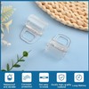Lifting Clamp Pull Cordless Roller Blinds Shades Clear Handle Pull,4Pcs