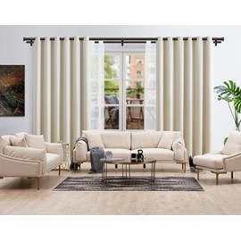 TONIAL 1 Inch Double Curtain Rods 72 to 144 Inch (6 to 12 ft), Heavy Duty Decorative Drapery Rod for Windows 69 to 140 Inch (5.75 to 11.7 ft) with Small Cap Finial, Bronze