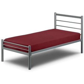 Cot Size 28 x 75 Fitted Sheet Only - 100% Microfiber Cot Fitted Sheet 28 x 75 - Fitted Cot Sheet Perfect for Narrow Twin, Camp Bunk Beds, Camping Cot, Guest Bed Replacement(Burgundy)