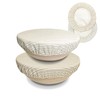 STRAODTIC Reusable Bowl Covers for Bread Proofing(2-Pack) – Double-Layer Linen