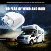 VooGenzek 2 Pieces Waterproof ABS Solar Double Cable Entry Gland,