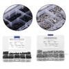 500PCS M3 Screws Assortment Kit,DIN Multi-Purpose Stainless Steel 304/ Carbon