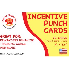 Panda Incentive Punch Cards