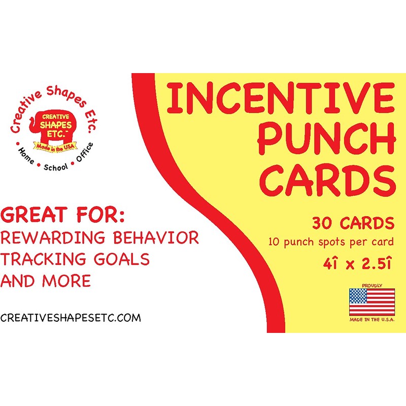 Panda Incentive Punch Cards