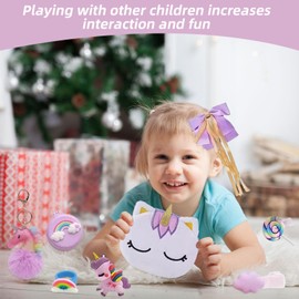 Ayizhiniu Advent Calendar 2024 Girls, 24 Days Christmas Countdown Unicorn Calendar, Unicorn Advent Calendar for Girls, Applicable to Girls, Christmas Dressing Accessories, Gifts