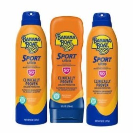 Banana Boat Sport Lotion & Spray 3 Pack
