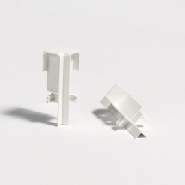 Parador Inner Corners Height-Adjustable – Locking Caps for Skirting Boards – White – Type SL 3/5/6/18