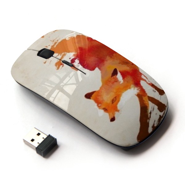 KOOLmouse [ Optical 2.4G Wireless Mouse [ Fox Red White