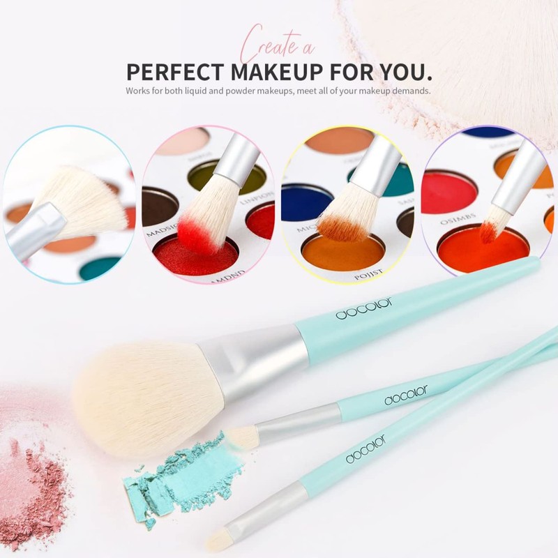 Docolor Make Up Brush Set 22 Pieces Professional Make Up