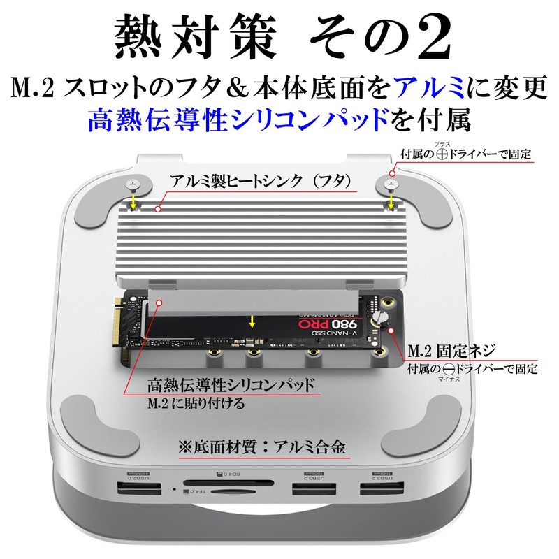 Mac mini M4 Docking Station 2024 (Model Number: MC60H) /