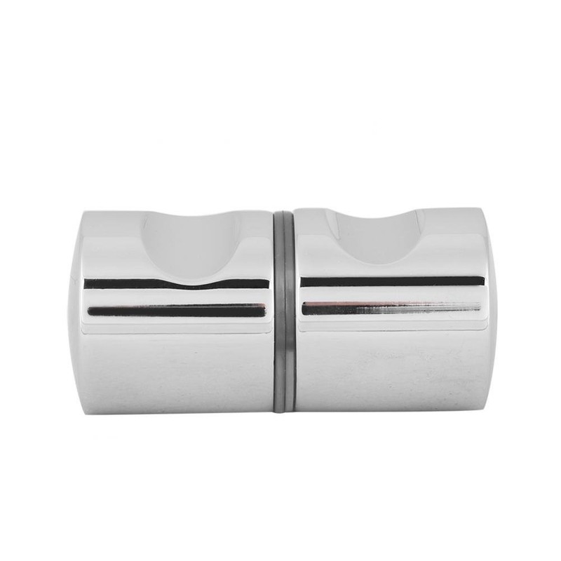 Nimoa Shower Door Knob, Aluminum Alloy Chrome-Plated Pull Handle Knob