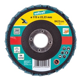 wolfcraft Fibre Lamellar Flap Disc I 8423099