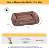Orthopedic Dog Bed Medium Size Dogs, Washable Calming Dog Sofa