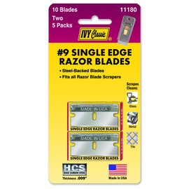 IVY Classic 11180 Single-Edge Razor Blades, USA, 10 Pack