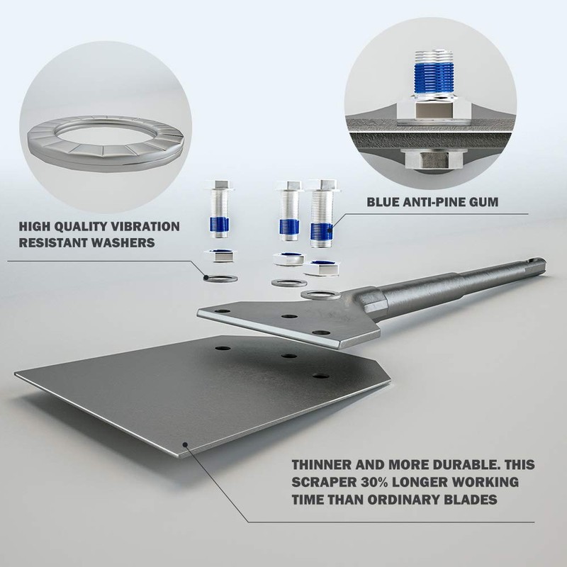 Monkey King Bar SDS-Plus Scraper Chisel Floor Scraper Tile &