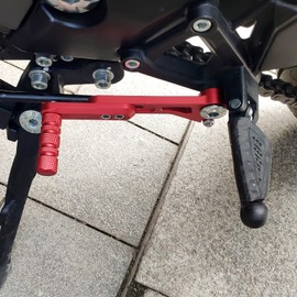 LEDISHUN Motorcycle Accessories Shifter Pedal Toe Pegs Left Gear Shift Lever (for Suzuki Vehicle) DS250SX V-Strom 250 SX GIXXER SF 250 150 DL250 GW250 GSX250R (Blue)