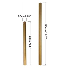 KCO Lighting Chandelier Light Golden Extension Poles, Bronze Accessory Stem Kit Down Rod (Bronze)