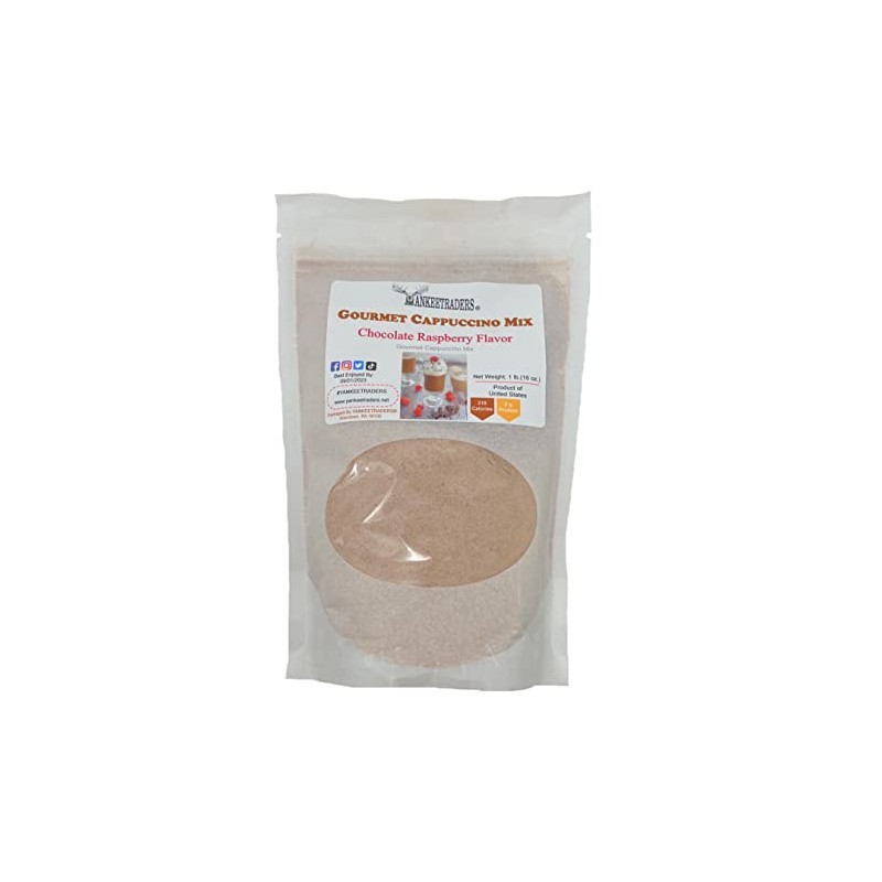 YANKEETRADERS, Chocolate Raspberry Cappuccino Mix, 1 Pound