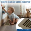 4" x 12" Floor Register Vent Covers 6-Pack, Walkable Powder-Coated