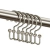 TOPROD 24 Pack Shower Curtain Hooks Rings, Double Sided Shower