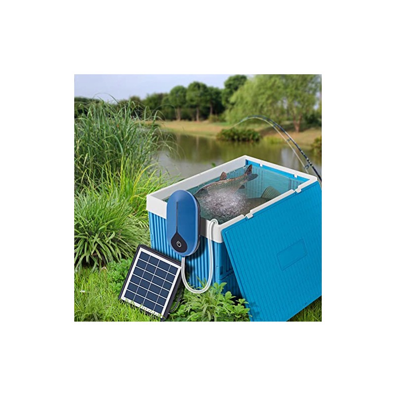 Bomba de Aire Solar, Mini Oxigenador de Tanque de Peces