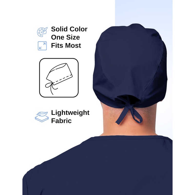 DOKTORAM Navy Blue Working Cap Made for Easy Adjustment and