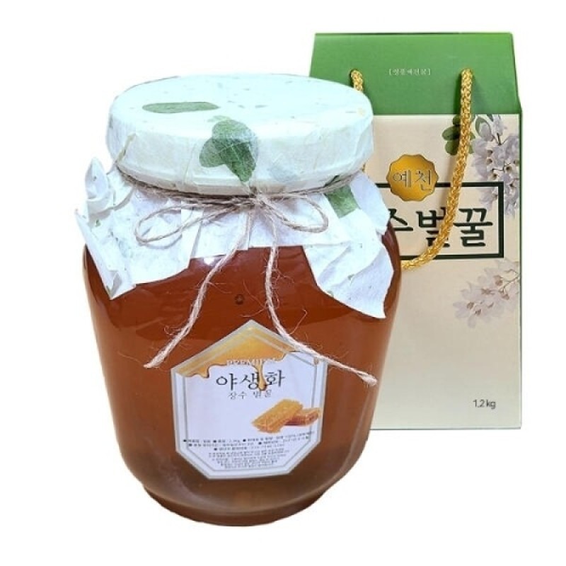 Yecheon longevity honey wildflower (miscellaneous) natural honey 1.2kg / 예천장수벌꿀