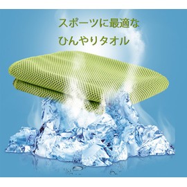 Gary & Ghost Stay Cool Towel Cooling Towel Quick Drying Workout Ice Towel Sweat Absorbing Instant Cooling Breathable Unisex Exercise/Swimming/Yoga/Climbing/Perfect for Travel