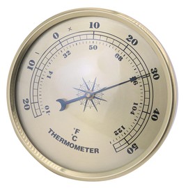 SHINEOFI Metal Thermometer Round Gauge for Indoor Outdoor Use Accurate Measurement for Home Office Garden and More